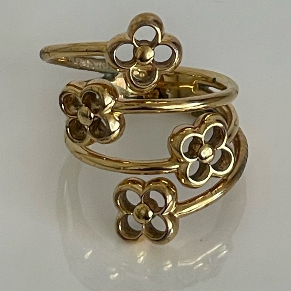 LOUIS VUITTON Flower Full Ring - Picture 1 of 8